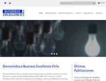 Tablet Screenshot of businessexcellence.cl